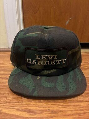 Vintage Camouflage Snapback Hat - Green Camo